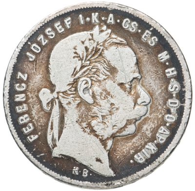 купить Венгрия 1 форинт (forint) 1878