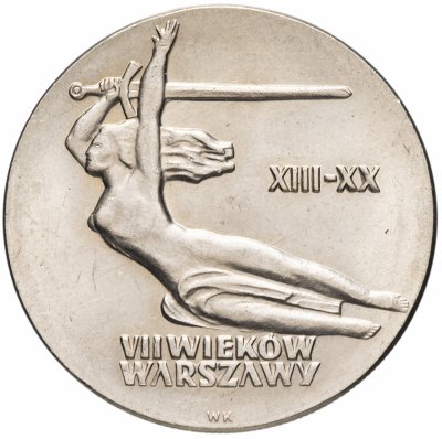 купить Польша 10 злотых 1965 "700 лет Варшаве, Ника"
