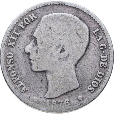 купить Испания 1 песета (peseta) 1876