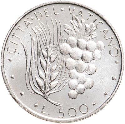 купить Ватикан 500 лир (lire) 1971