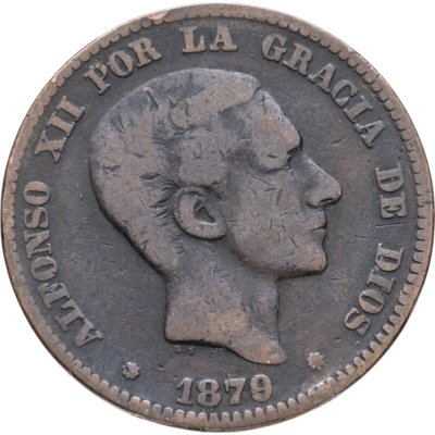 купить Испания 10 сентимо (centimos) 1879