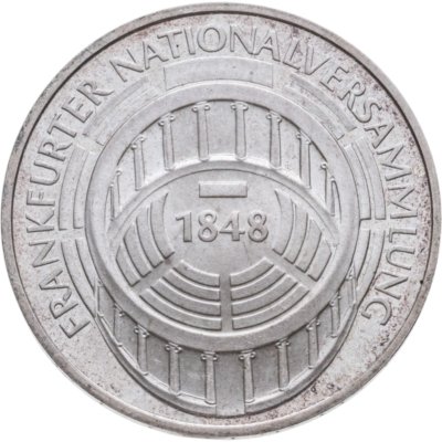 купить Германия 5 марок (deutsche mark) 1973 125 лет со дня открытия Национального Собрания