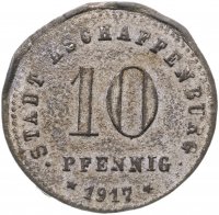 купить Германия (Ашаффенбург) нотгельд 10 пфеннигов 1917