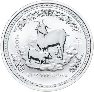 купить Австралия 1 доллар 2003 "Восточный календарь - год козы"