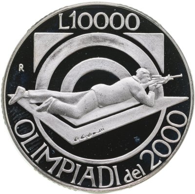 купить Сан-Марино 10000 лир (lire) 1999 XXVII летние Олимпийские Игры, Сидней 2000