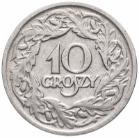 Купить Польша 10 грошей (groszy) 1923