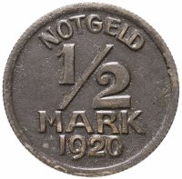 купить Германия (Варендорф), нотгельд 1/2 марки 1920