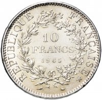 Купить Франция 10 франков (francs) 1965