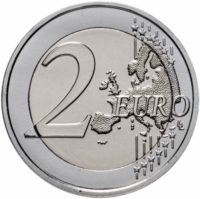 купить Франция 2 евро 2021 обычная, BU