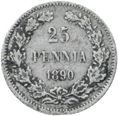 купить 25 пенни (pennia) 1890 L