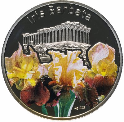купить Ниуэ 1 доллар 2012 "Красно-желтый ирис.Флоренция"