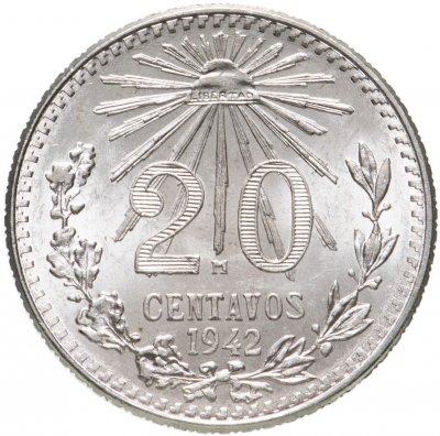 купить Мексика 20 сентаво (centavos) 1942