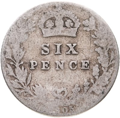 купить Великобритания 6 пенсов (pence) 1905