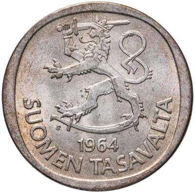 купить Финляндия 1 марка (markka) 1964 S