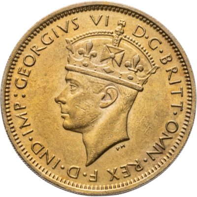 купить Британская Западная Африка 1 шиллинг (shilling) 1947 без обозначения монетного двора