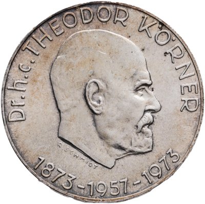 купить Австрия 50 шиллингов (shillings) 1973 "100 лет со дня рождения Теодора Кёрнера"