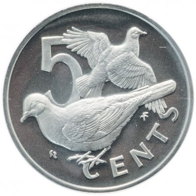 купить Британские Виргинские острова 5 центов (cents) 1974