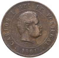купить Португалия 20 рейс (reis) 1891