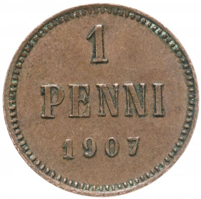 купить 1 пенни (penny) 1907