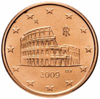 купить Италия 5 центов (cents) 2009