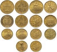 купить Европа набор из 14 монет 1999-2011