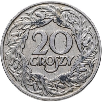 купить Польша 20 грошей (groszy) 1923