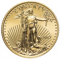 Купить США 5 долларов (dollars) 2017 Американский золотой Орёл (American Gold Eagle)