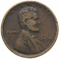 Купить США 1 цент (cent) 1919