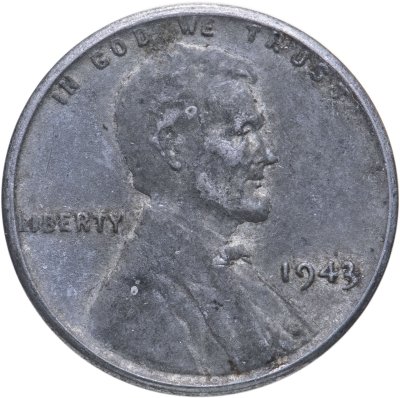 купить США 1 цент (cent) 1943 без знака монетного двора