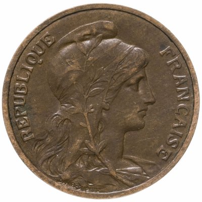 купить Франция 5 сантимов (centimes) 1916