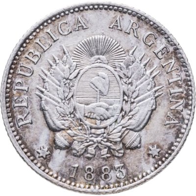 купить Аргентина 20 сентаво 1883