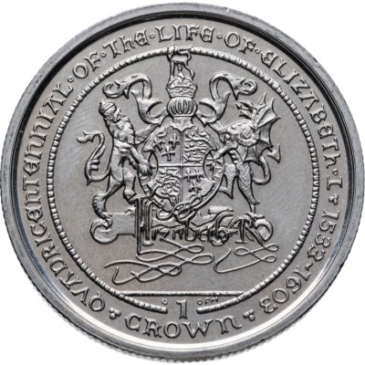 купить Гибралтар 1 крона 2003 "Жизнь Елизаветы I - герб"