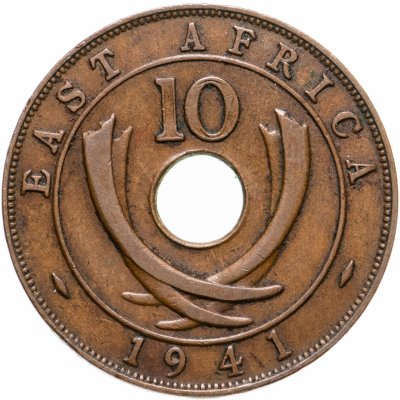 купить Британская Восточная Африка 10 центов (cents) 1941