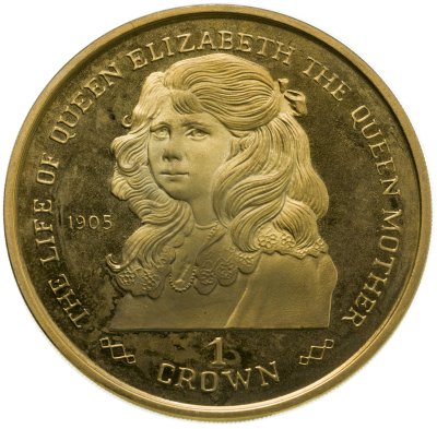 купить Гибралтар 1 крона (crown) 1999 Жизнь и эпоха Королевы-матери. Королевская семья