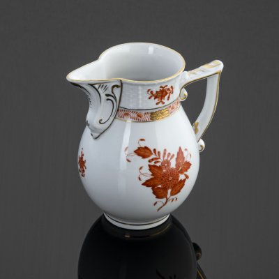 купить Молочник с цветочным декором, фарфор, роспись, золочение, Herend (Херенд), Венгрия, 1955 г.