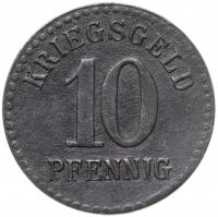 купить Германия (Фуртванген) нотгельд 10 пфеннигов 1918