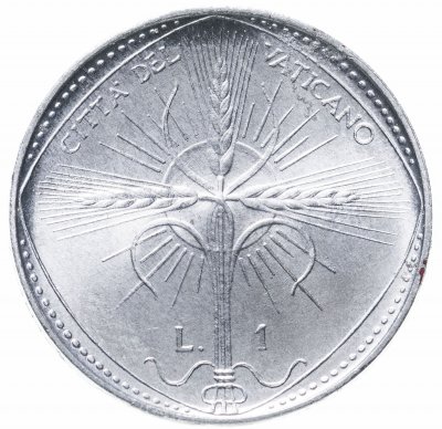 купить Ватикан 1 лира (lira) 1968