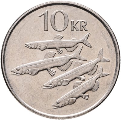 купить Исландия 10 крон 2004