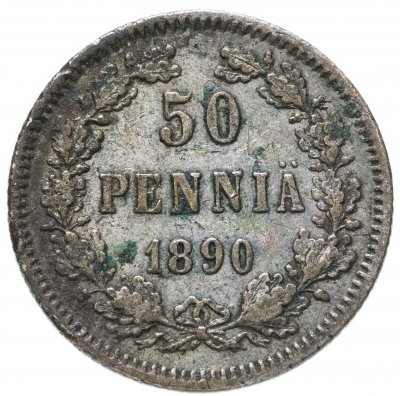 купить 50 пенни 1890 L, монета для Финляндии