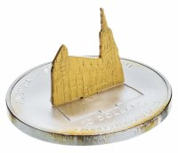 Купить Науру 10 долларов 2005 "Памятники Европы - Собор Святого Стефана в Вене" монета-трансформер