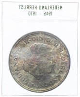 купить Нидерланды 10 гульденов (gulden) 1970 "25 лет освобождения Нидерландов от фашистских захватчиков" в запайке