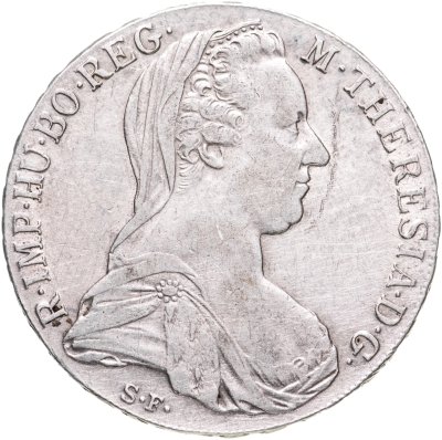 купить Австрия 1 талер (thaler) 1780 талер Марии Терезии рестрайк (новодел)