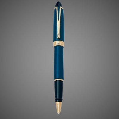 купить Ручка-роллер Aurora Ipsilon Deluxe Blue GT, в подарочной коробке, Лаки и смолы: лак, позолота, позолота, смола, 2026 г.