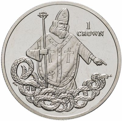 купить Остров Мэн 1 крона (crown) 2013 "Святой Патрик"