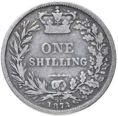 купить Великобритания 1 шиллинг 1873