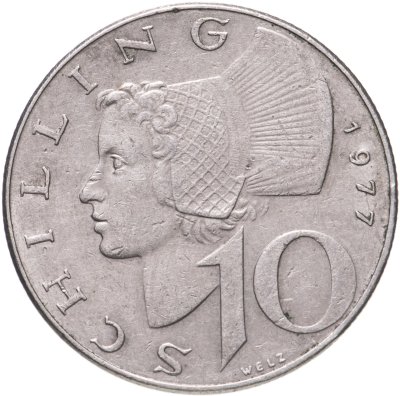 купить Австрия 10 шиллингов (shillings) 1977