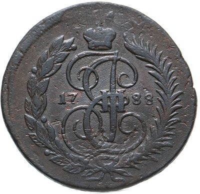 купить 2 копейки 1788 ММ гурт сетчатый