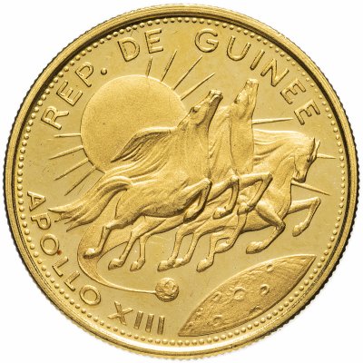 купить Гвинея 2000 франков 1970 Аполлон XIII