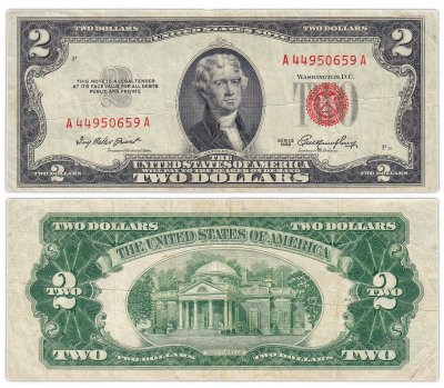 купить США 2 доллара 1953 series 1953 (Pick 380)