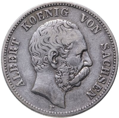 купить Германская империя (Саксония) 2 марки (mark) 1877